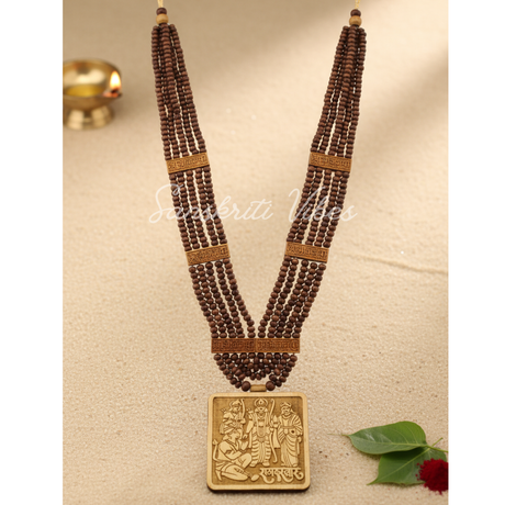 Ramdarbar Panch Tulsi Mala – Sacred Necklace for Devotional Chanting and Prayer - Retail Maharaj