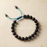 Tulsi Round Beads Bracelet – Handcrafted Knotted Adjustable Spiritual Bracelet for Devotion & Meditation
