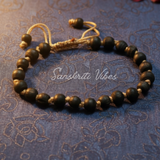 Traditional Shyama Black Tulsi Round Beads Bracelet – Handcrafted Devotional & Spiritual Bracelet