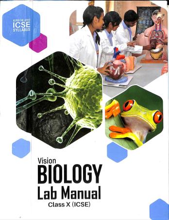 Vision Biology Lab Manual Class 10 (ICSE) - Retail Maharaj