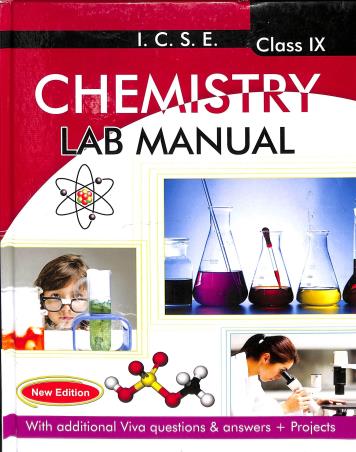 Chemistry Lab Manual ICSE Class 9 - Retail Maharaj