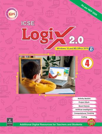 Logix 2.0 Class 4 ICSE (Windows 10, MS Office 2019) - Retail Maharaj