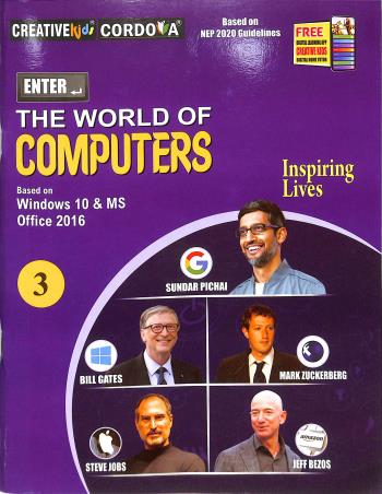 Enter - The World Of Computers 3 (Windows 10 & MS Office 2016) NEP 2020 - Retail Maharaj