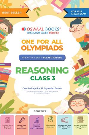 Oswaal One For All Olympiads Reasoning Class 3 - Retail Maharaj