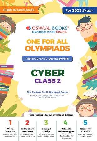 Oswaal One For All Olympiads Cyber Class 2 - Retail Maharaj