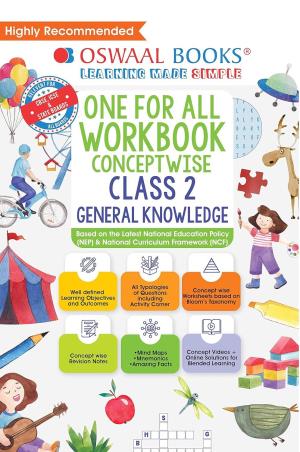Oswaal One For All Workbook Conceptwise General Knowledge Class 2 (NEP & NCF) - Retail Maharaj