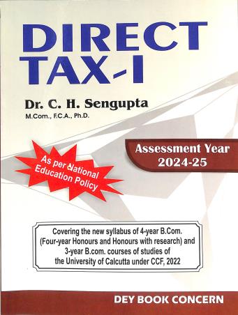 Direct Tax 1 (Assessment Year 2024 - 25) - Retail Maharaj