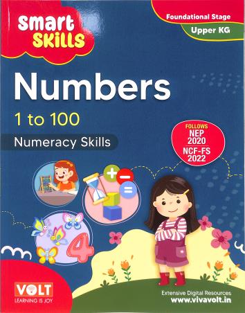 Smart Skills Numbers 1 To 100 (Numeracy Skills) Upper KG - Retail Maharaj
