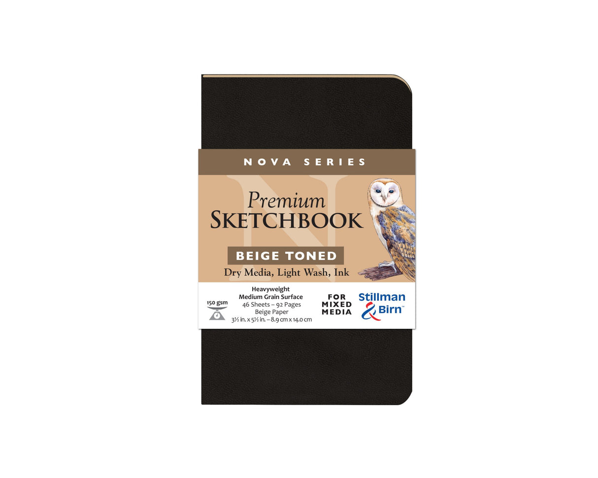 Stillman and Birn Nova Series Beige Sketchbook for Dry Media Ink and Light Wash
