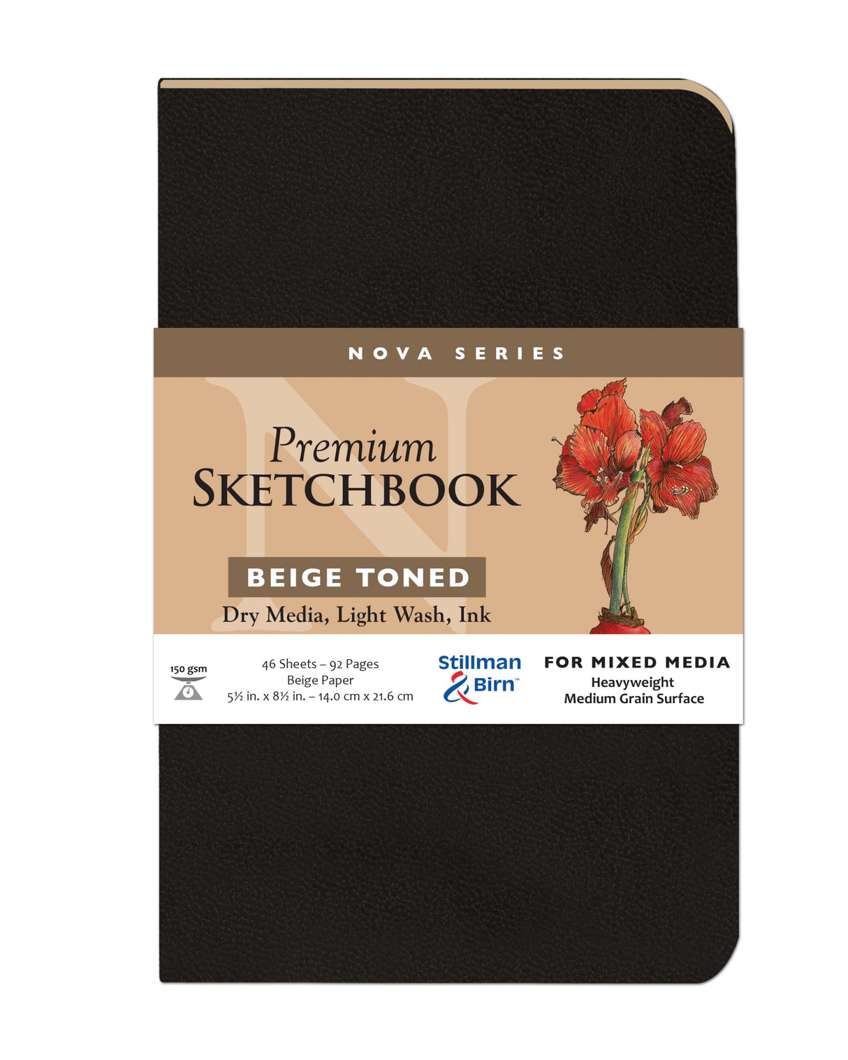 Stillman and Birn Nova Series Beige Sketchbook for Dry Media Ink and Light Wash