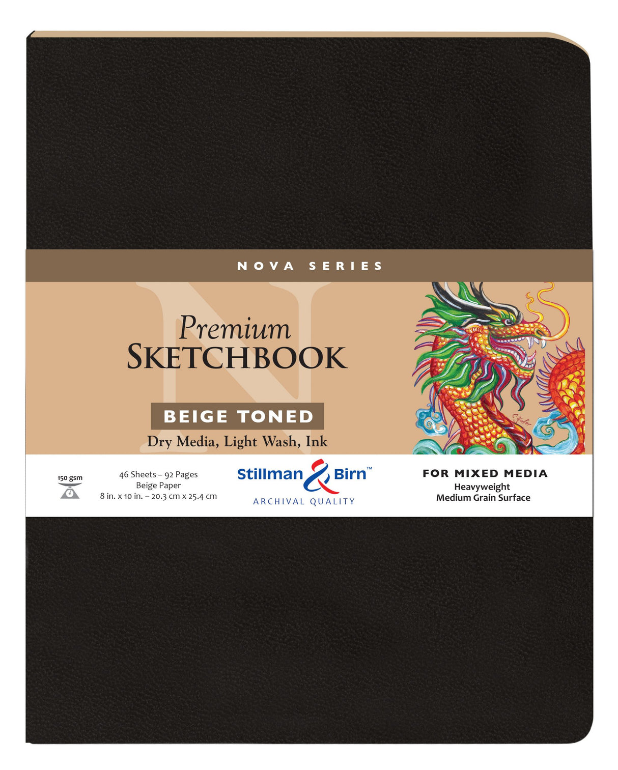 Stillman and Birn Nova Series Beige Sketchbook for Dry Media Ink and Light Wash