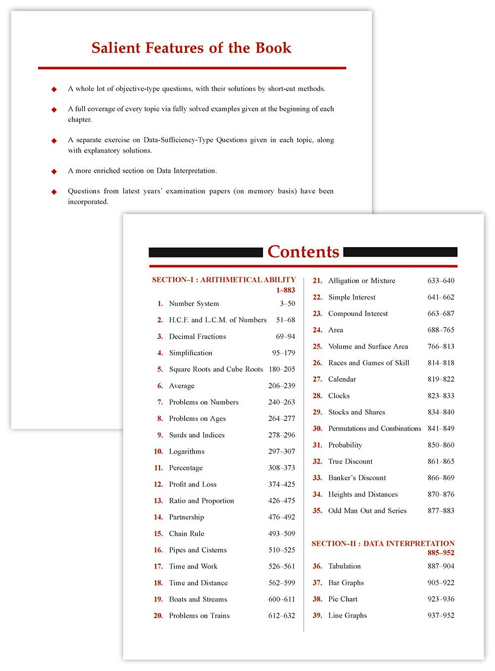 Quantitative Aptitude: For Competitine Examinations Fully Solved As Per New Examination Pattern - Retail Maharaj