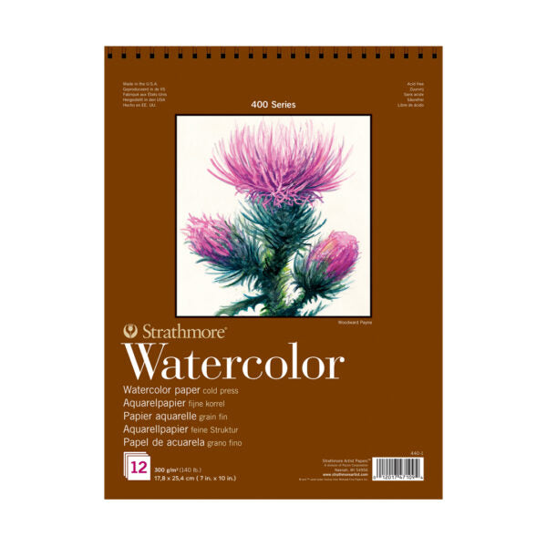 Strathmore 400 Series Watercolor Paper Pads Cold Press Professional Sheets