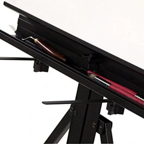 Retail Maharaj Heavy Duty Aluminium Metal Easel – Holds Canvases up to 47” - Retail Maharaj