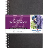 Stillman Birn Zeta Series Extra Heavyweight Smooth Paper Sketchbook Open Stock