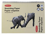 Derwent Sketch Pad Wire Bound Drawing Paper 165 GSM