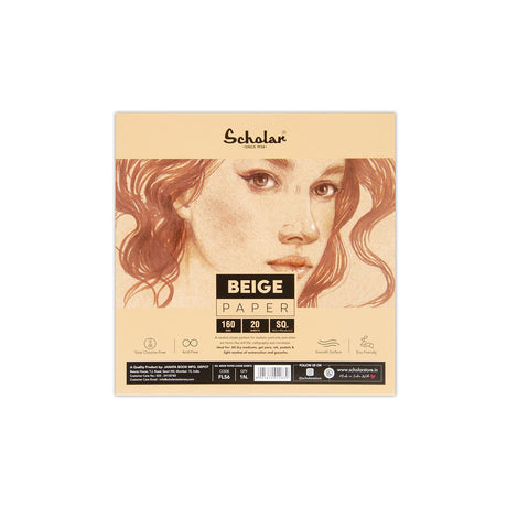 Scholar Beige Paper Loose Sheets 160 GSM – Pack of 20 Sheets - Retail Maharaj