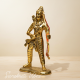 Metal Lord Shri Ram Ji Statue for Pooja Room Mandir Temple Little Ram Murti Religious Idol for Home Office Decor - Retail Maharaj