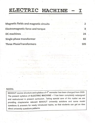 Makaut Organizer Examination Guide B. Tech Electrical Engineering 4th Semester (English Version) - Retail Maharaj