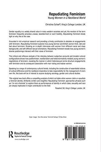 Repudiating Feminism: Young Women in a Neoliberal World (The Feminist Imagination - Europe and Beyond) - Retail Maharaj