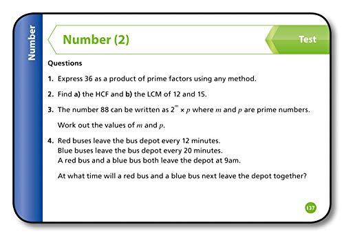 AQA GCSE 9-1 Maths Foundation Revision Cards: Ideal for the 2024 and 2025 exams (Collins GCSE Grade 9-1 Revision)