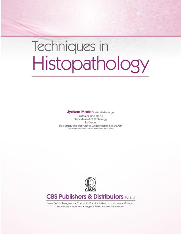 Techniques in Histopathology