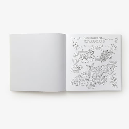 What's Inside a Garden?: Science and Nature Coloring Book: 40 Drawings to Color - Retail Maharaj