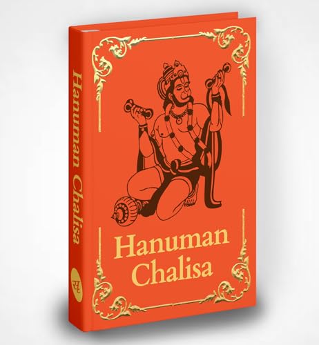 Hanuman Chalisa: Premium Hardback pocket book (English and Hindi), Hanuman ji ki Aarti, Bajrang Baan, Hindu Gods, Divine gift for daily chanting - Retail Maharaj