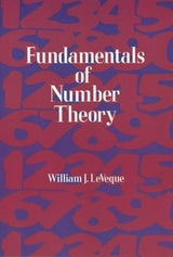 FUNDAMENTALS OF NUMBER THEORY