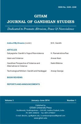 Gitam Journal of Gandhian Studies (Vol. 3, no. 1) - Retail Maharaj