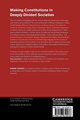Making Constitutions in Deeply Divided Societies - Retail Maharaj