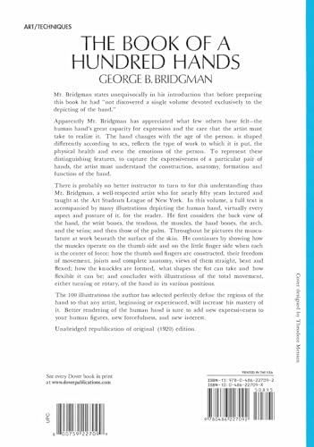 The Book of a Hundred Hands (Dover Anatomy for Artists)