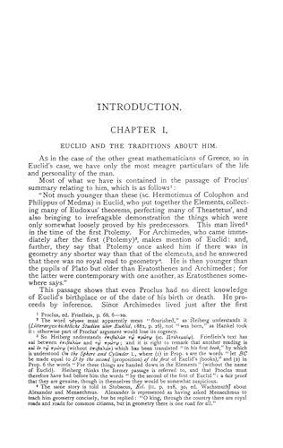 The Thirteen Books of the Elements, Vol. 1