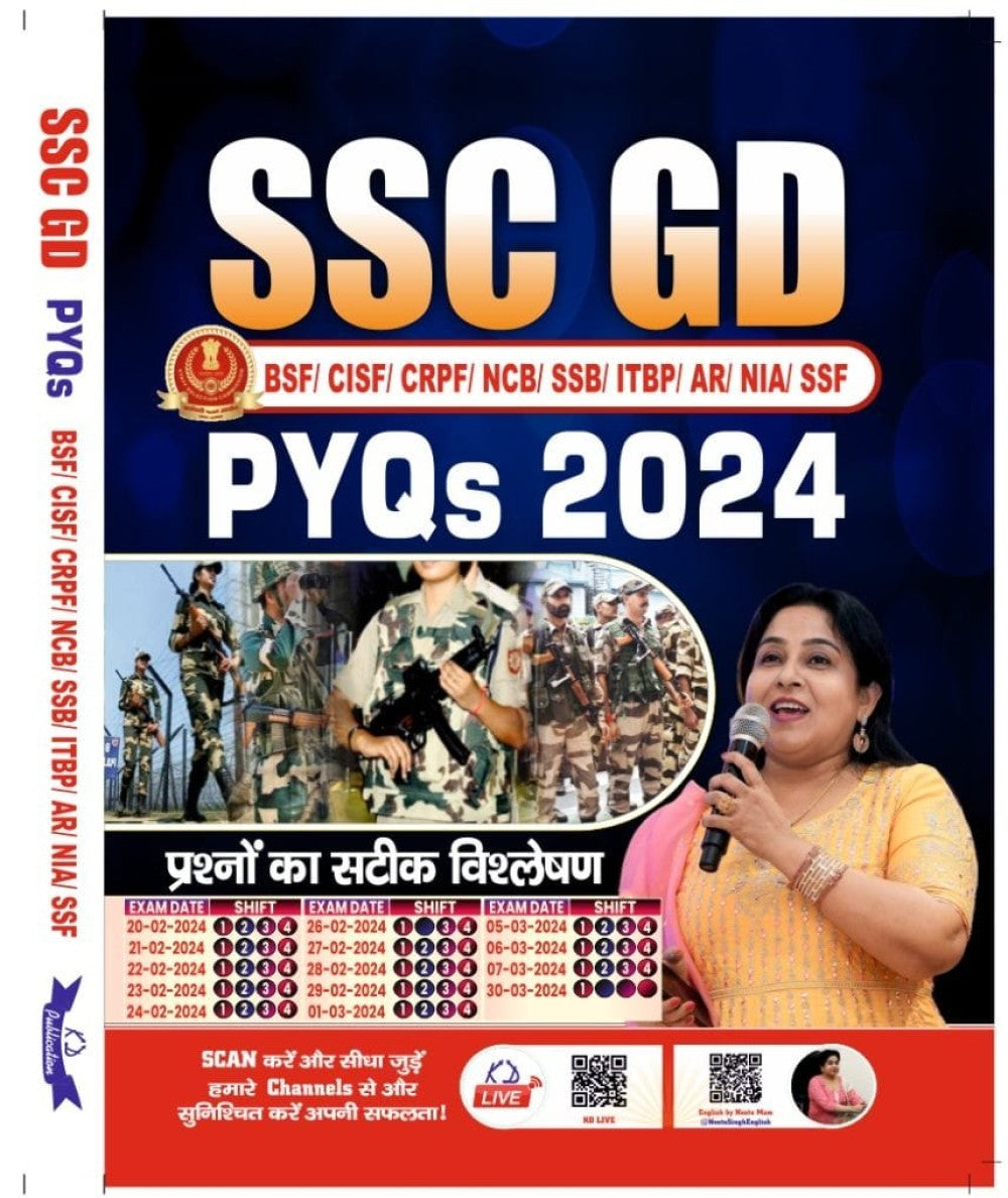 SSC GD PYQs 2024 BY NEETU SINGH - Retail Maharaj