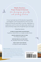 Finding Peace: Prayer Journal for Women: Weekly Devotions, Prompts, and Exercises for Managing Anxiety