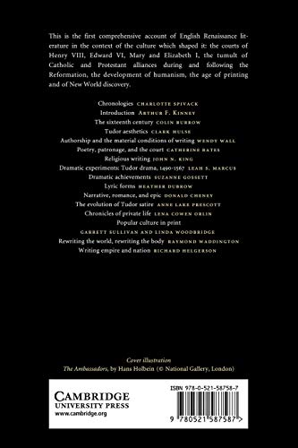 The Cambridge Companion to English Literature, 1500-1600 (Cambridge Companions to Literature)