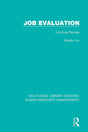 Job Evaluation: A Critical Review (Routledge Library Editions: Human Resource Management) - Retail Maharaj