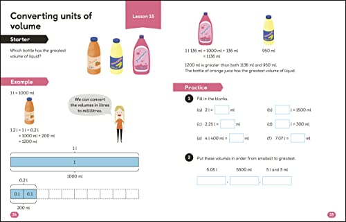 Maths ― No Problem! Collection of 6 Workbooks, Ages 8-9 (Key Stage 2)