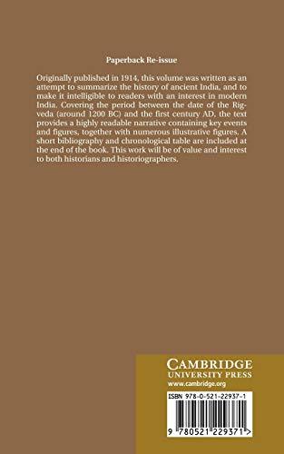 Ancient India: From the Earliest Times to the First Century AD