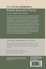 The Cambridge Introduction to British Romantic Poetry (Cambridge Introductions to Literature)