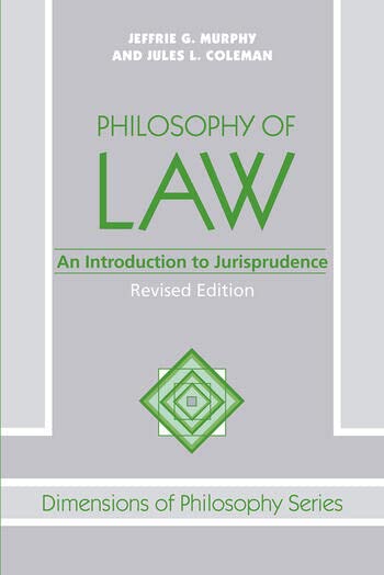 Philosophy Of Law - Retail Maharaj