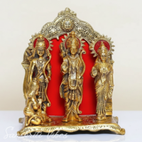 Shri Ram Darbar Statue in Big Size for Pooja - Lord Rama, Laxman, Sita & Hanuman Murti Religious Idol for Home & Office Decor