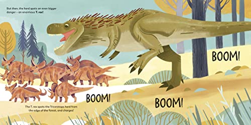 A Dinosaur's Day: Triceratops Follows Its Herd