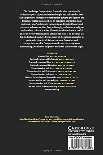 The Cambridge Companion to Postmodernism (Cambridge Companions to Literature)