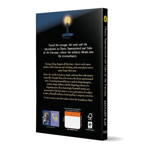 Ghosts, Supernatural and Tales of the Uncanny: A classic, collectable edition of Satyajit Ray’s iconic horror stories, featuring his original illustrations | Foreword by Sandip Ray | Ages 11+ - Retail Maharaj