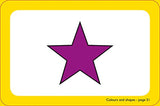 Colours and Shapes Flashcards: Ideal for Home Learning - Retail Maharaj
