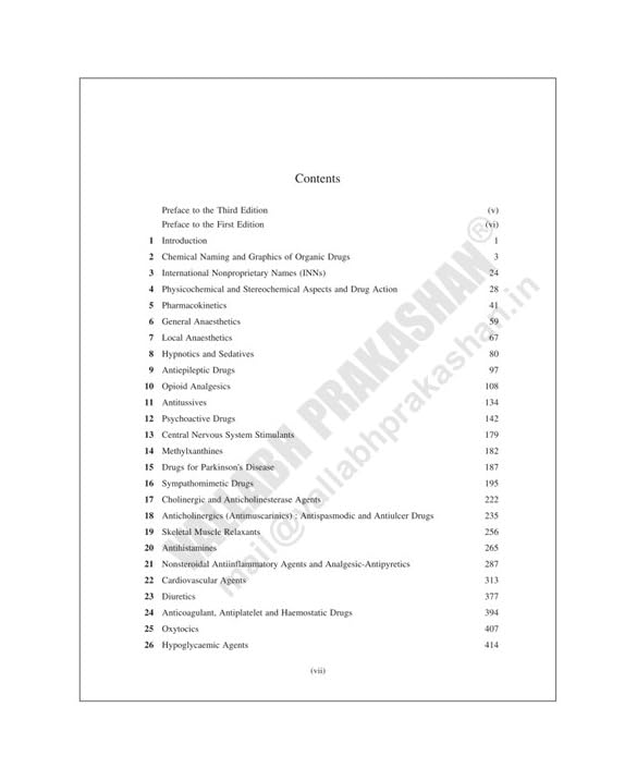 Medicinal and Pharmaceutical Chemistry