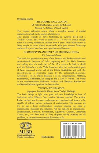 Lilavati: A Treatise Of Mathematics Of Vedic Tradition - Retail Maharaj