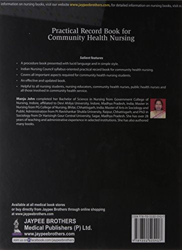 PRACTICAL RECORD BOOK FOR COMMUNITY HEALTH NURSING