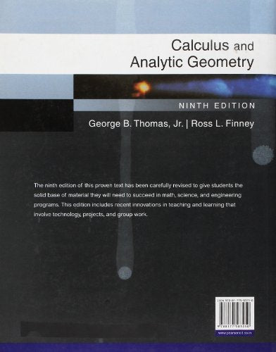 Calculus and Analytic Geometry